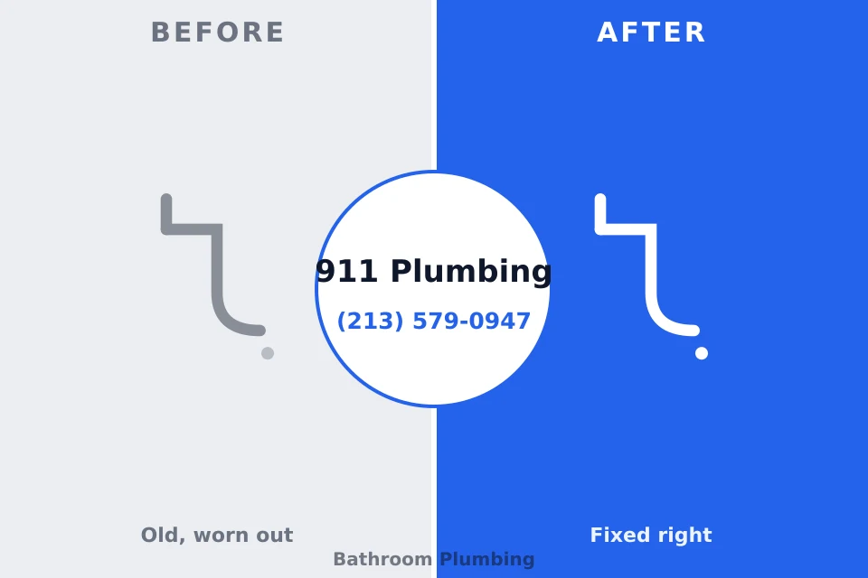 Before and after: plumbing repair McCordsville, IN
